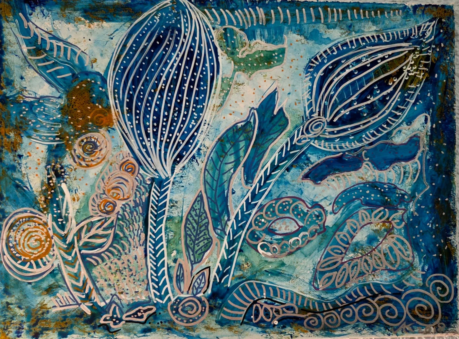 Dream Landscape in Blue